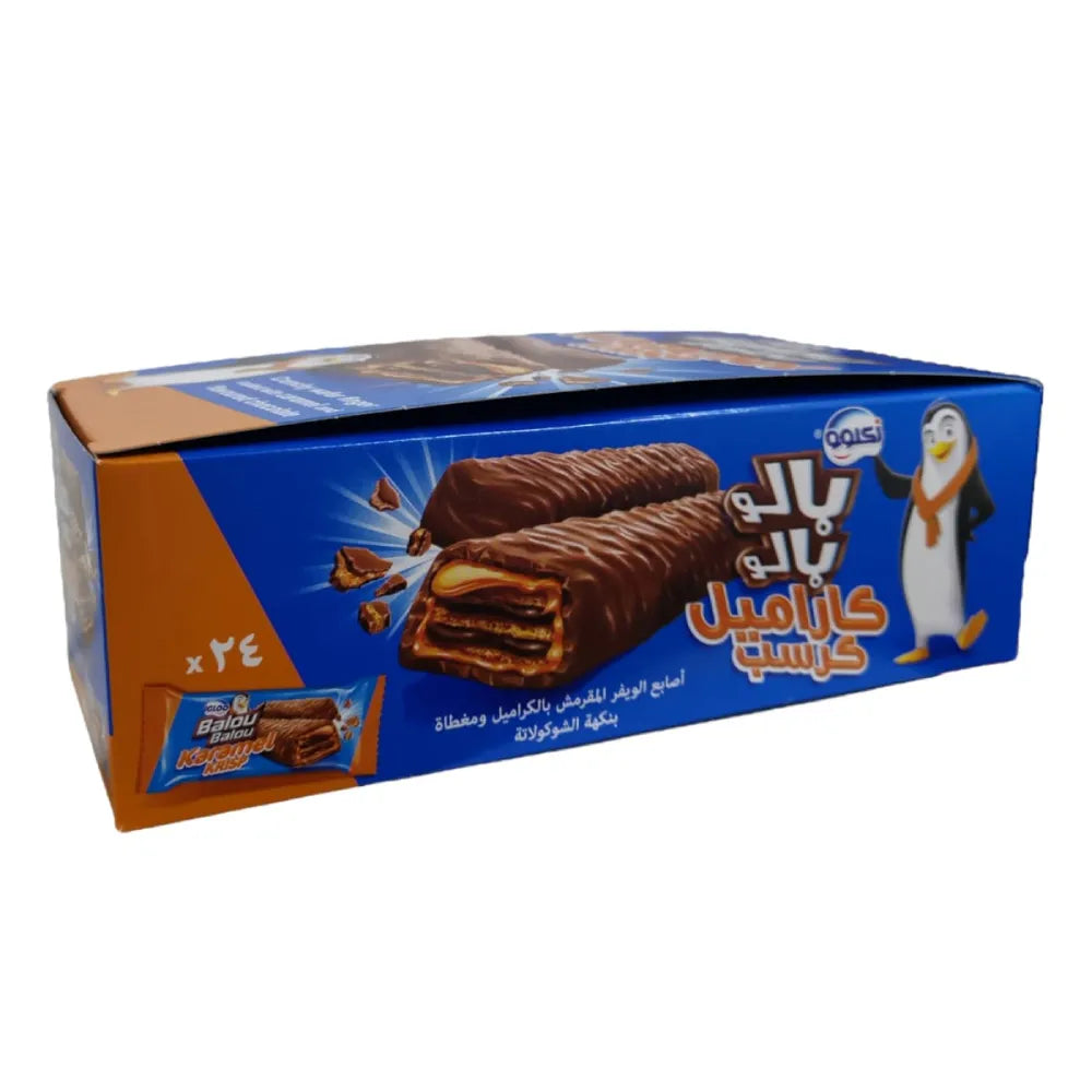 Balou Baluo crunchy wafer fingers chocolate 24×18g