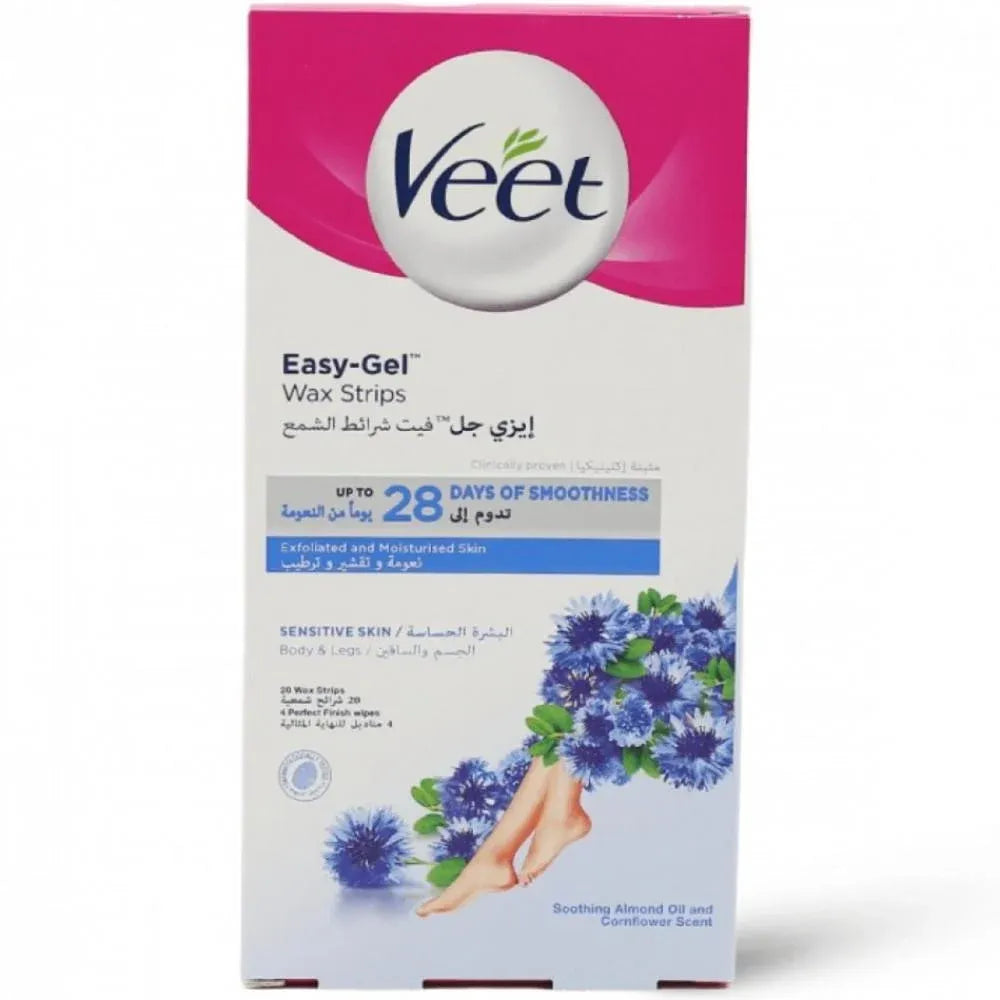 فيت شرائح إزالة شعر الجسم للبشرة الحساسة - 20