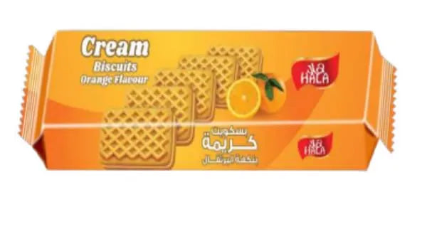 بسكويت هلا بكريمة برتقال 16×25جرام