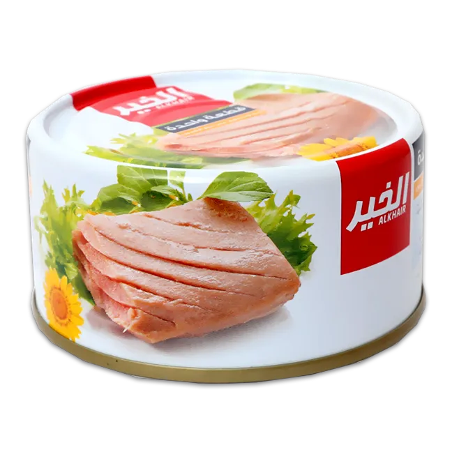 الخير تونا لحم خفيف زيت دوار الشمس 185 جرام