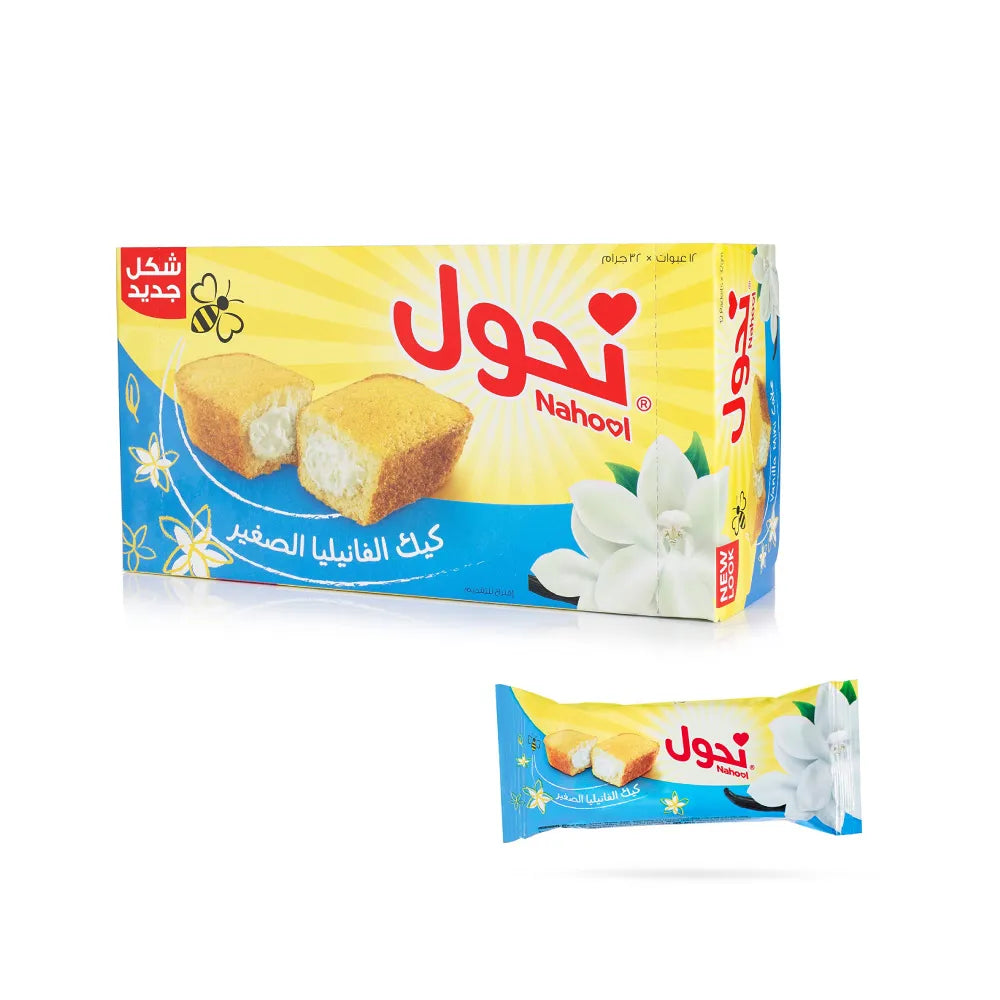 Nahool cake vanilla 12×32g