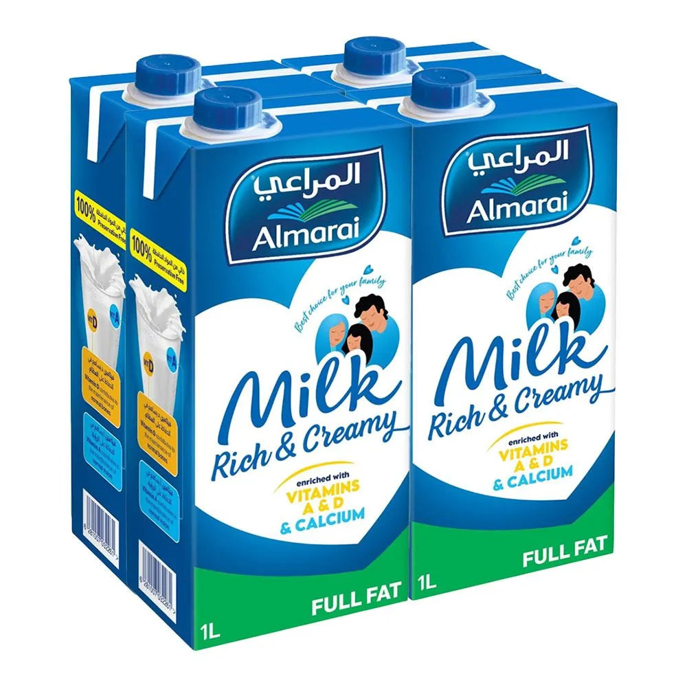 Almarai Long Life Milk Full Fat (4×1 Litre)