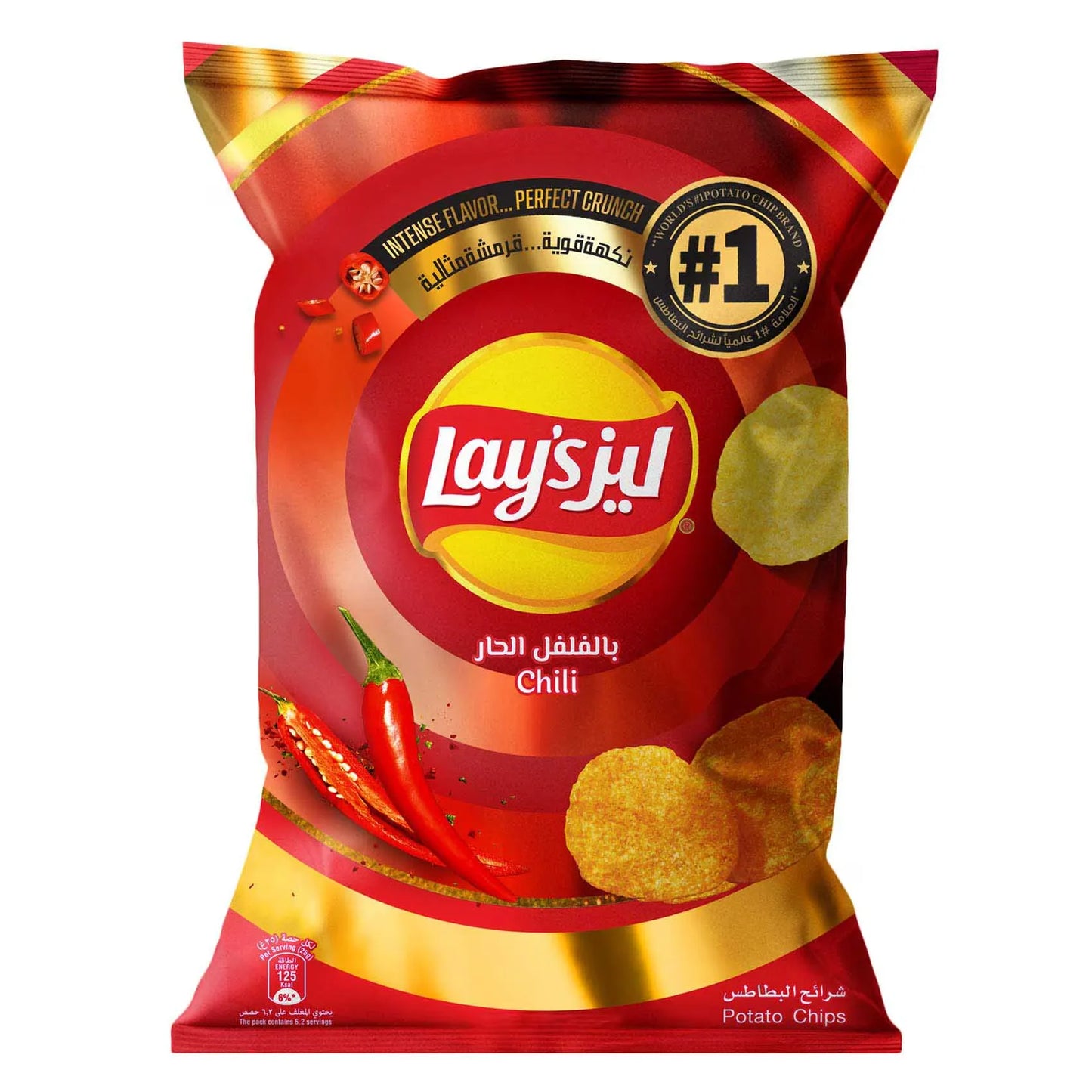 ليز شرائح بطاطس بالفلفل الحار 90 جرام