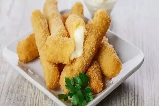 اصابع الدجاچ والجبنه