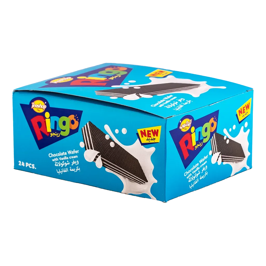 ringo crispy chocolate cream wafer 24pic