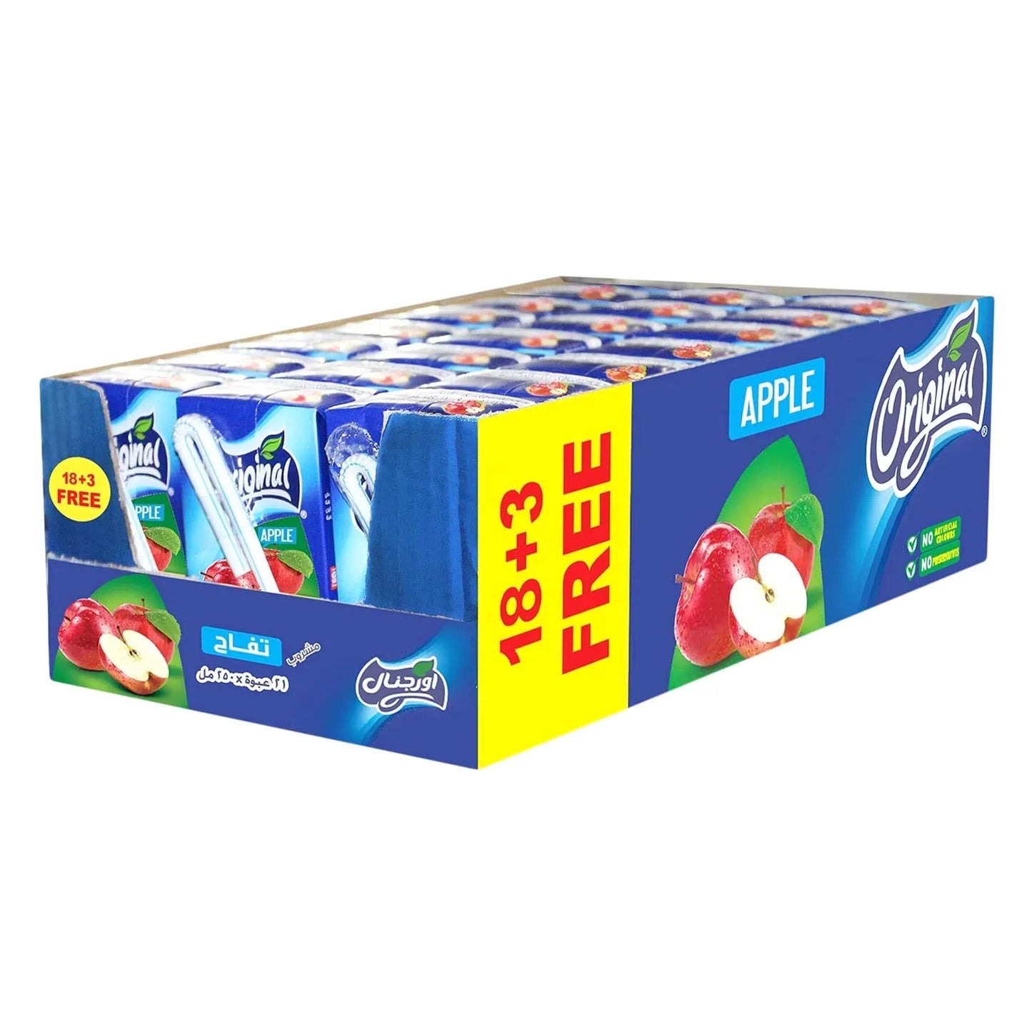 أصلي مشروب تفاح 250 مل × 18