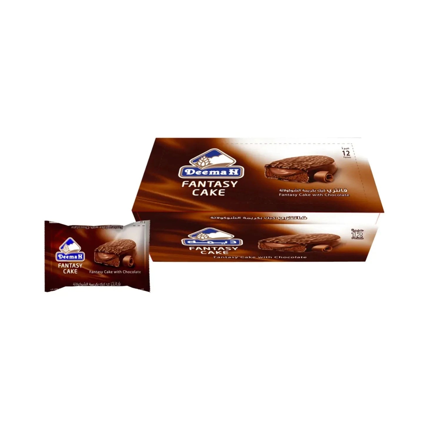 Deema H fantasy Cake with chocolate 12 packets