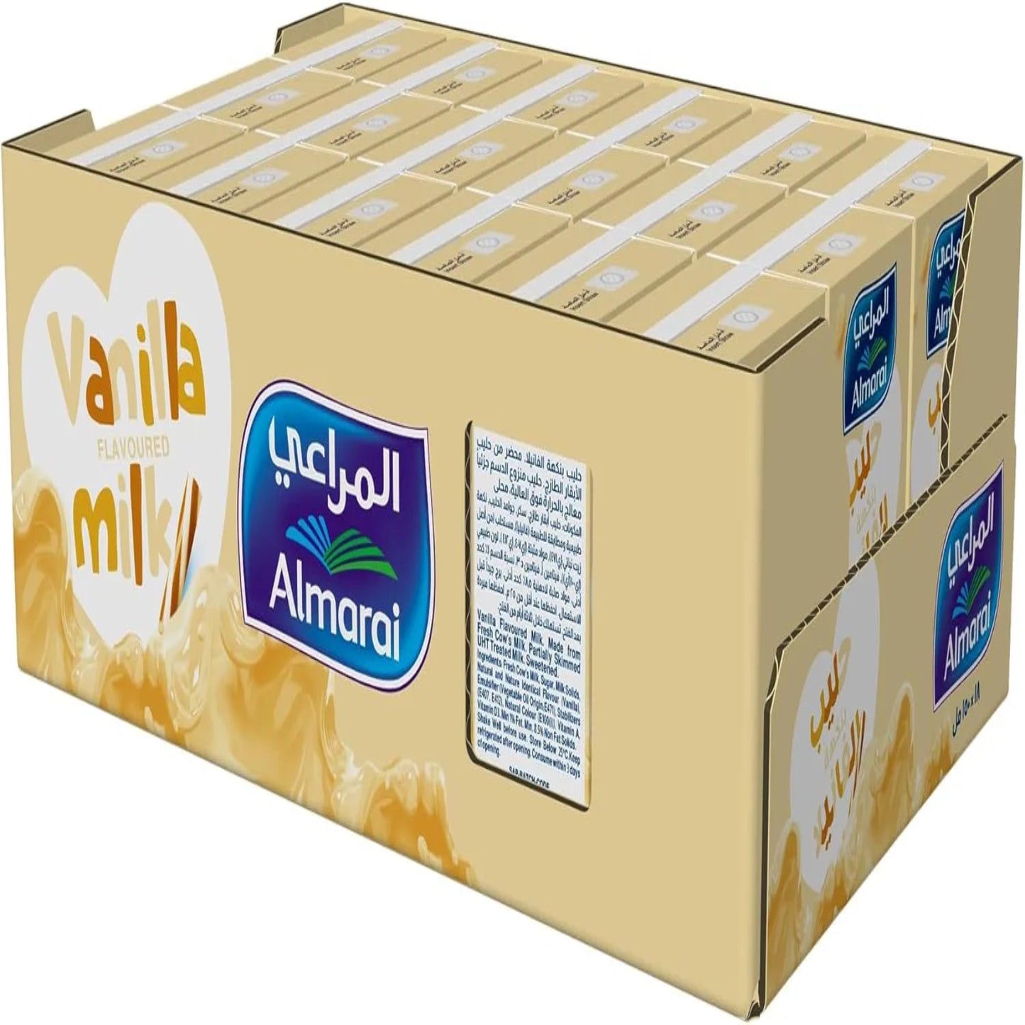 Almarai Nijoom Vanilla Flavour Milk, 18 X 150 ml - Pack of 1