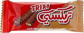 Trixy Chocolate Covered Biscuit And Caramel, 24 X 20G - Pack Of 1