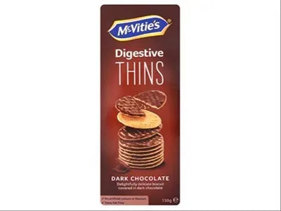 بسكويت الشوكولاتة الداكن الرقيق دايجستيف 150 جم