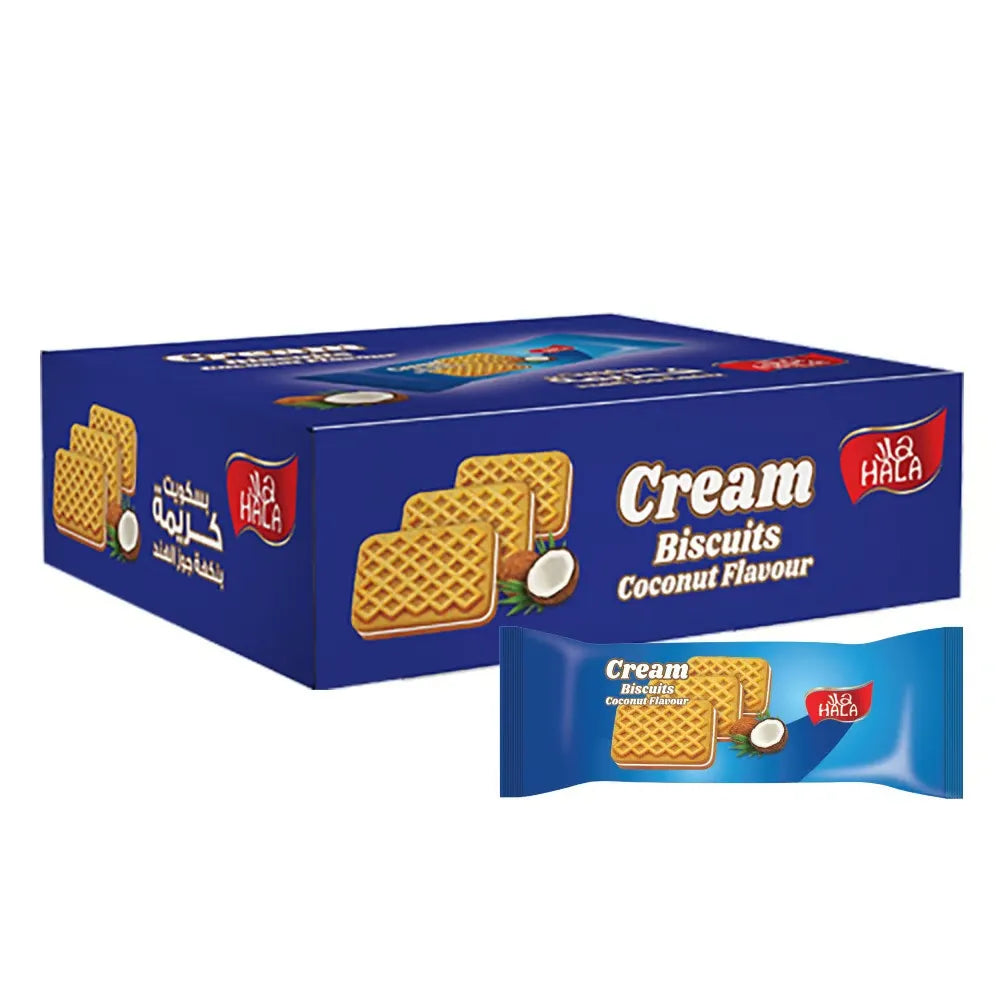 بسكويت هلا بكريمة جوزالهند 16×25جرام