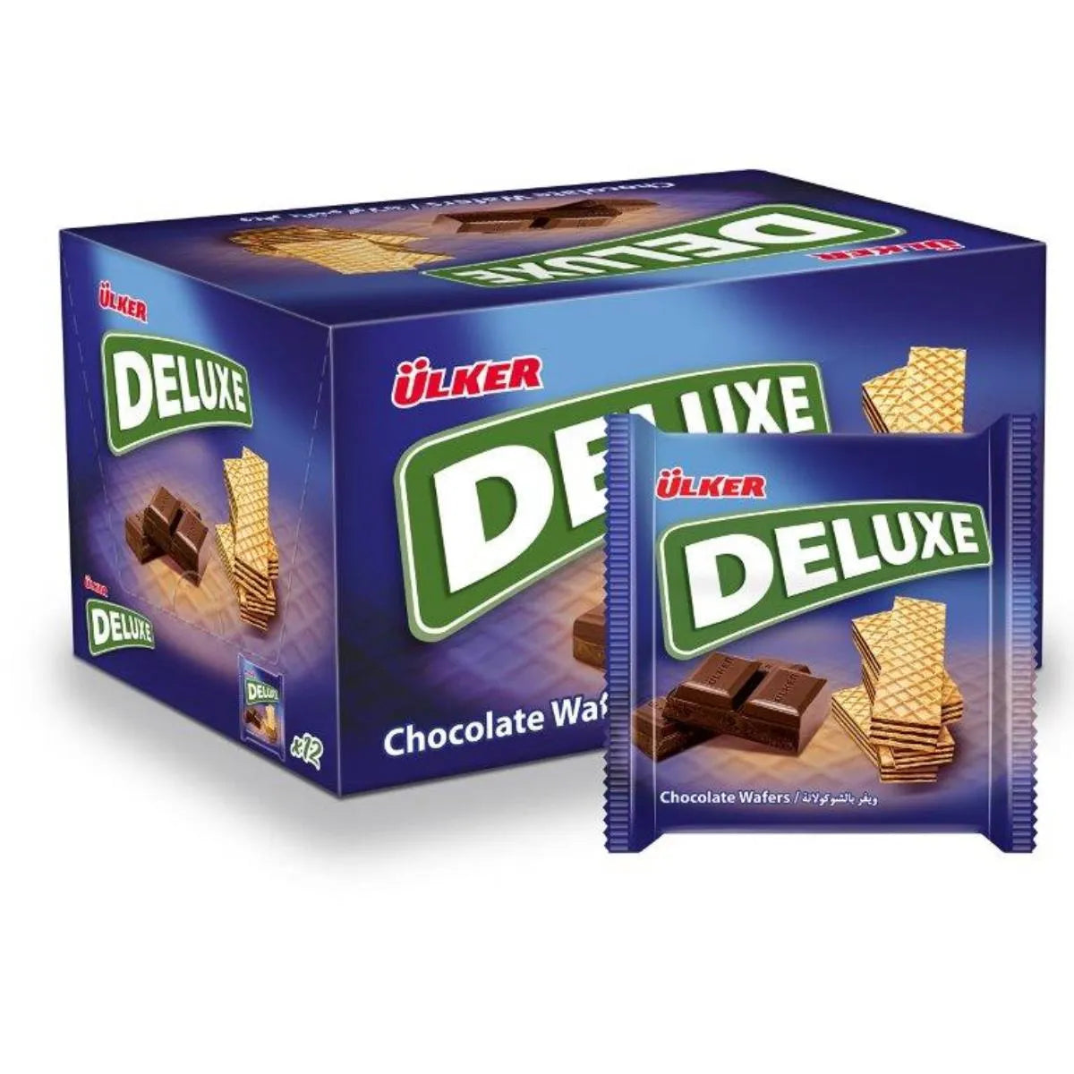 Ulker deluxe chocolate wafers 12 pieces