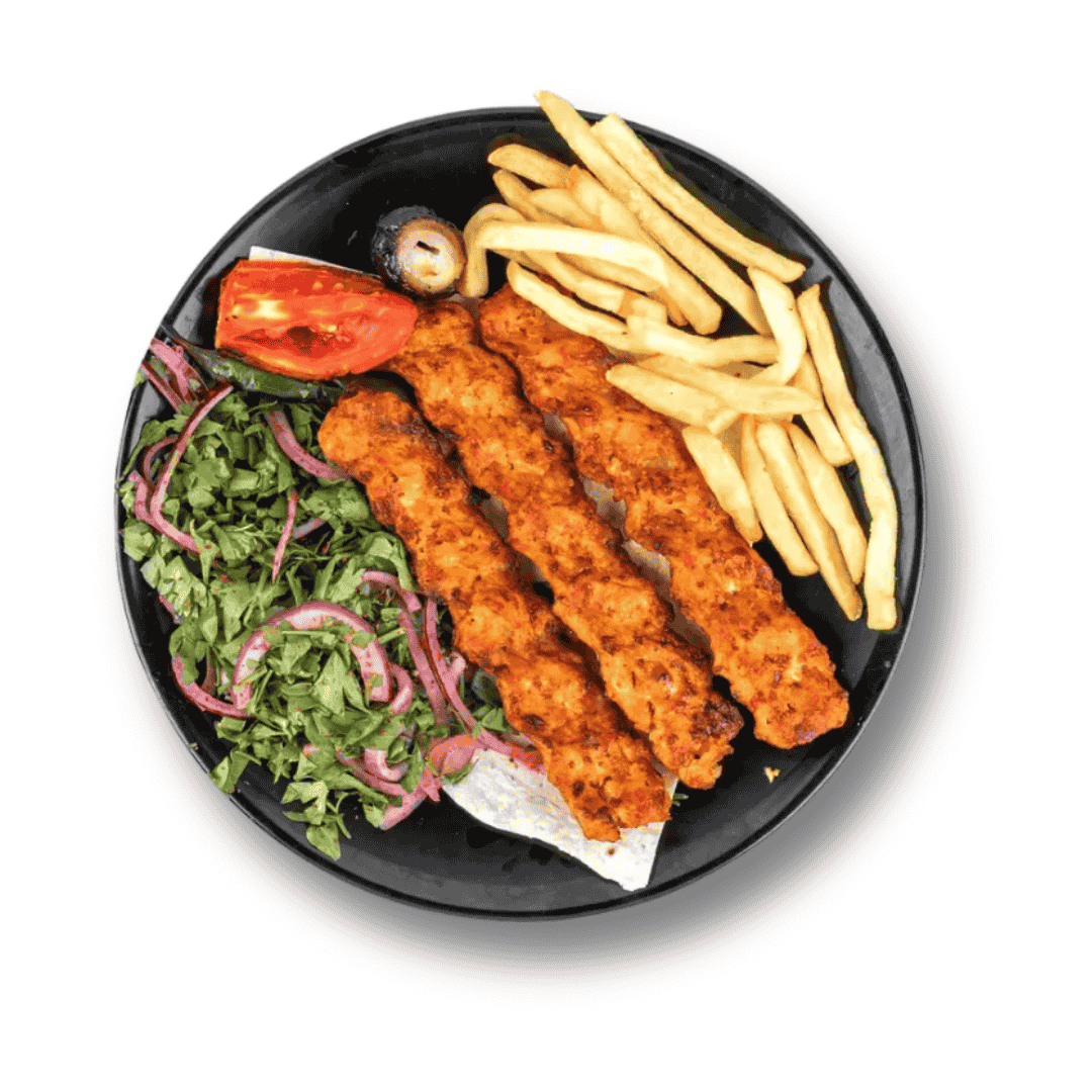 صحن مشویات وسط 9 سیخ