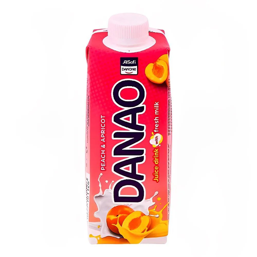داناو عصير بالحليب بطعم الخوخ والمشمش 180 مل