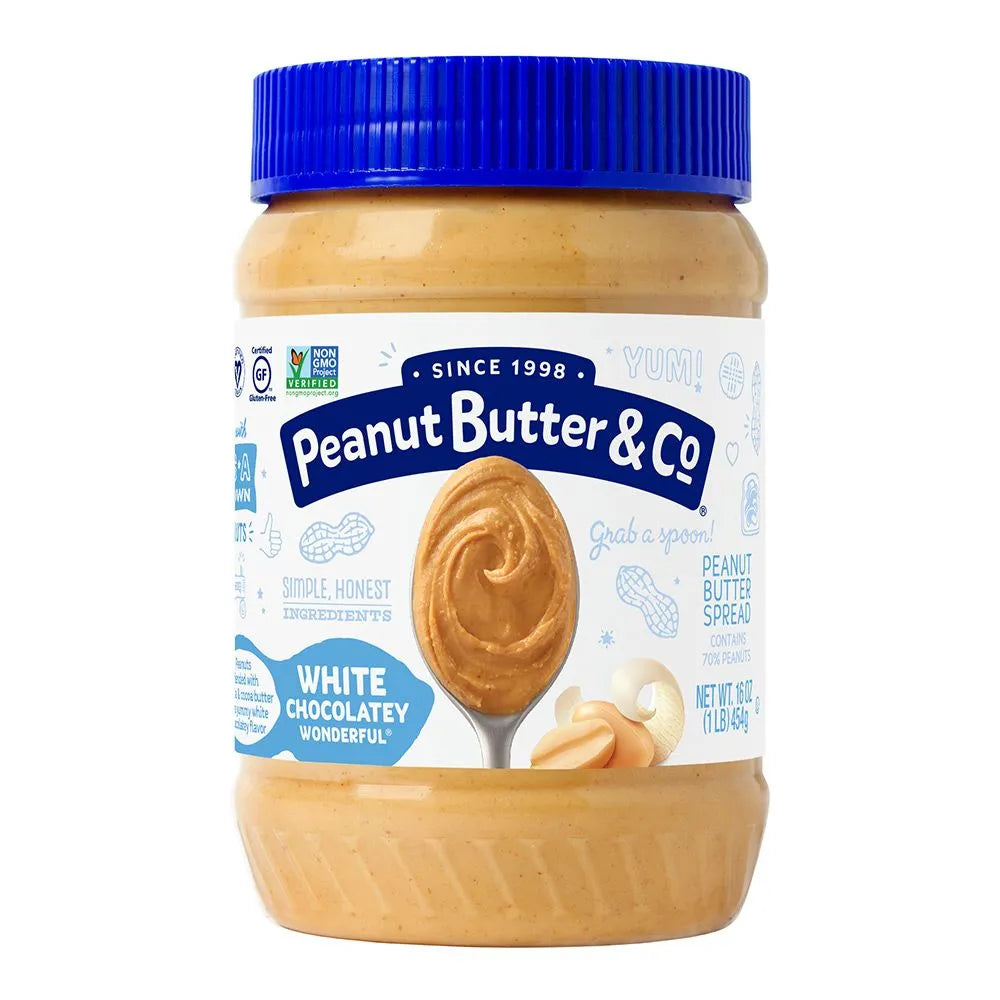 بينت بتر زبدة الفول السوداني بالشوكولاتة البيضاء خالية من الجلوتين 454 جرام