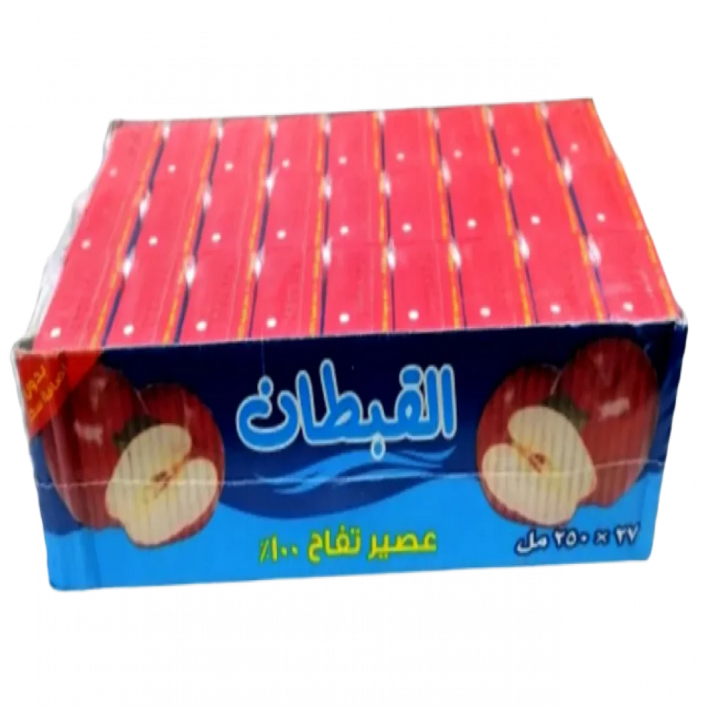 كرتون عصير تفاح القبطان 250x27مل