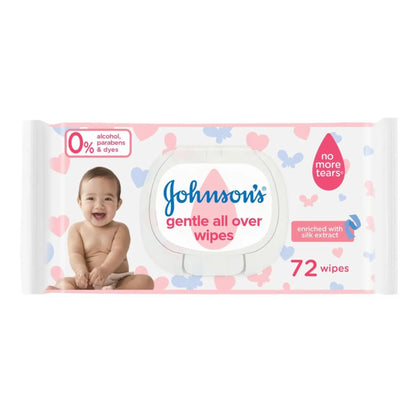 Johnson's Baby Wipes Gentle 72 Wipes