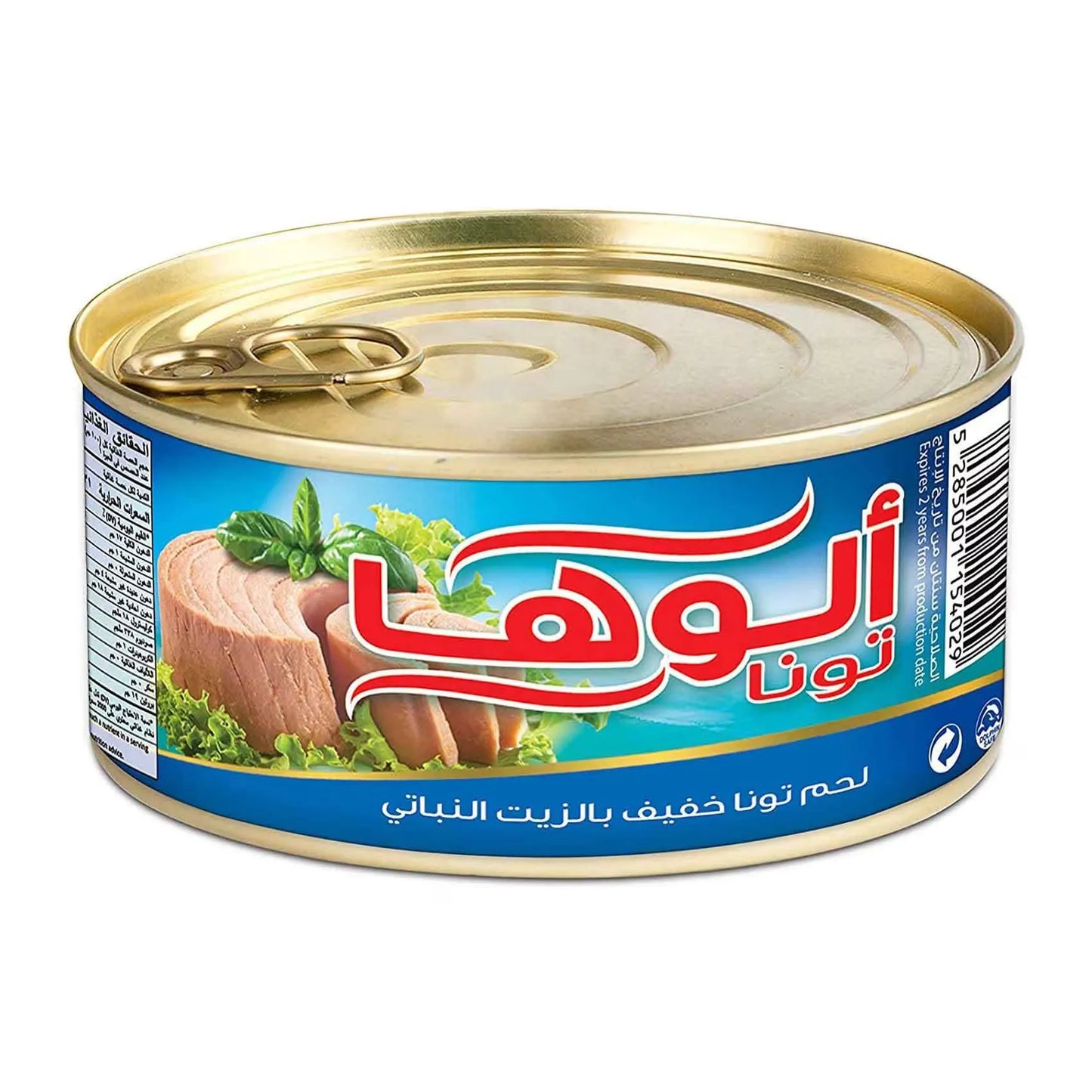 الوها لحم تونة خفيف بالزيت النباتي 185 جرام
