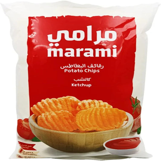 Marami Wavy Chips Salt & Vinegar 100Gm
