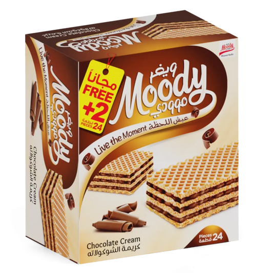 Moody wafer with chocolate cream 24pic