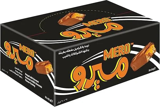 شوكولاتة الحليب بالكراميل ميرو 24×16 غ
