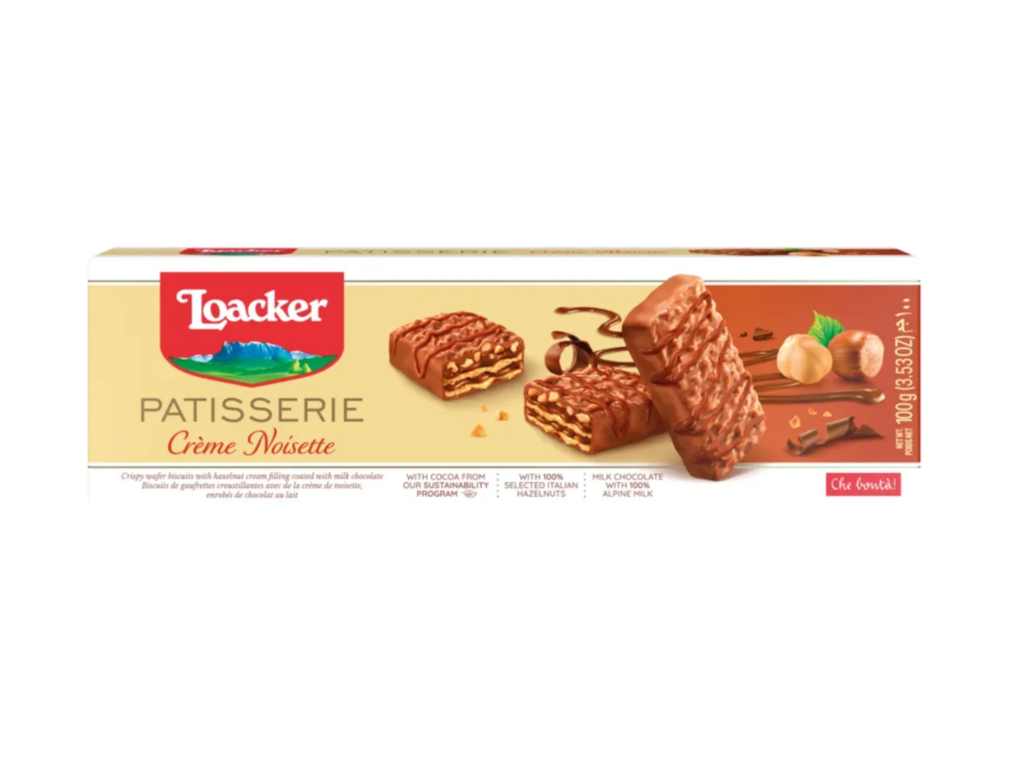 Loaker patisserie cream noisette