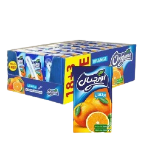 کرتون عصیر برتقال اورجنال 21*125 مل